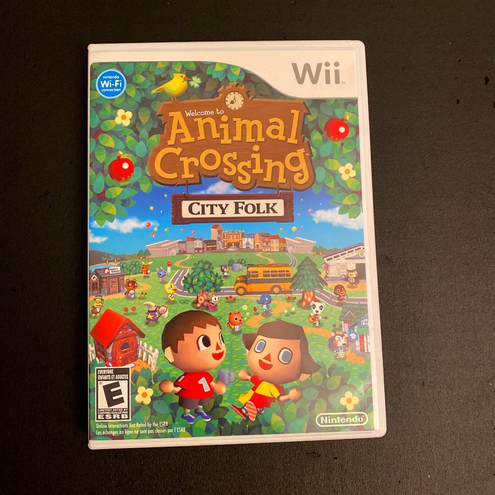 Wii Animal Crossing, City Folk (No Manual)